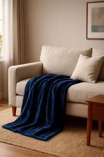 Load image into Gallery viewer, Royal Blue Blanket 130 x 160cm
