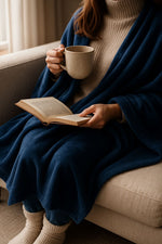 Load image into Gallery viewer, Royal Blue Blanket 130 x 160cm
